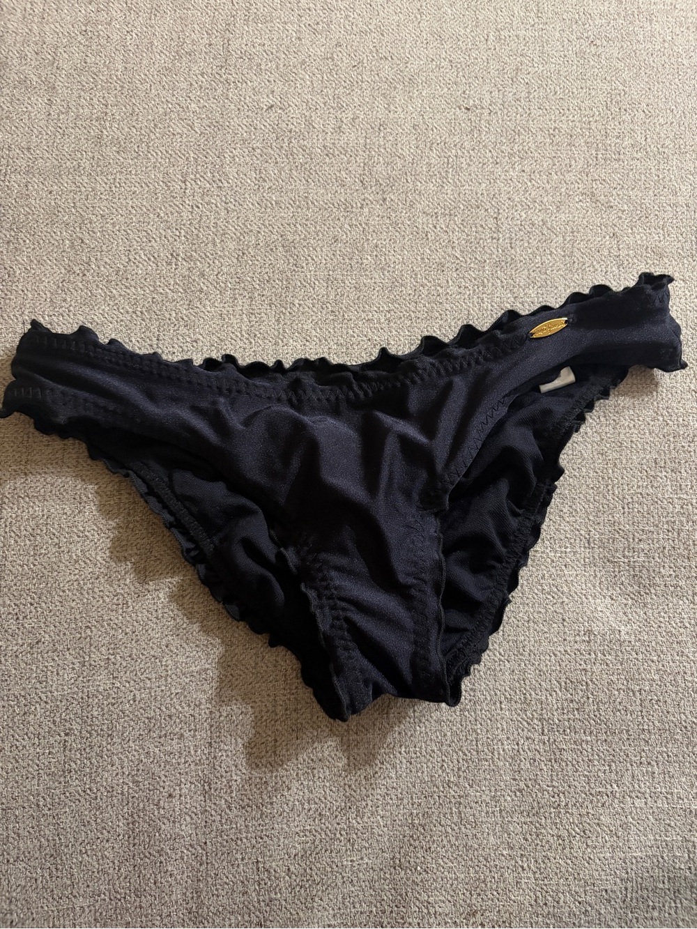 Black swim Bikini Bottom - Luli Fama - S
